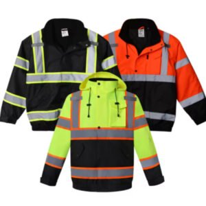 High Visibility Safety Work Clothes High Visible Waterproof Rain Gear Coat